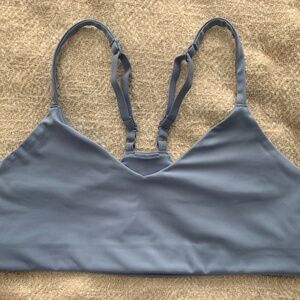 Girlfriend Collective V Neck Bralette Wisteria Size Small
